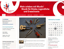 Tablet Screenshot of musikschule-springe.de